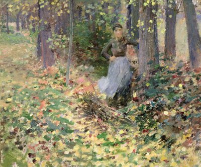 Autumn Sunlight (In the Woods) 1888 by Theodore Robinson